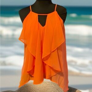 Orange sz large HeartSoul top